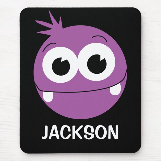 Personalized Monster Mousepad for Kids (Front)