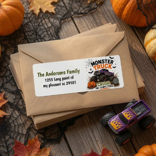 Personalized Monster Truck Halloween