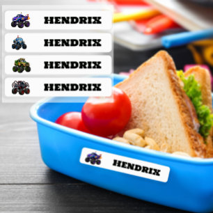 Personalized Monster Truck School Name