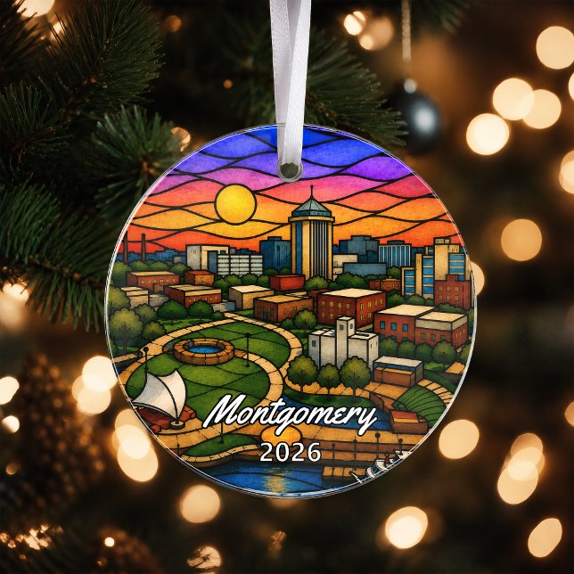 Personalized Montgomery Acrylic Ornament, Custom A Ornament (Creator Uploaded)
