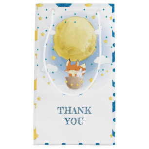 Personalized Moon Air Balloon Favour Small Gift Bag