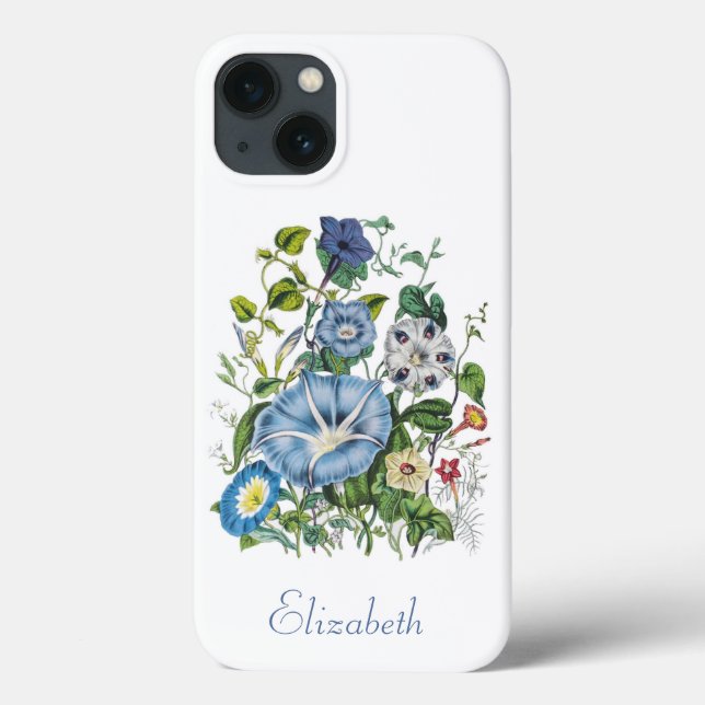 Personalized Morning Glories Case-Mate iPhone Case (Back)