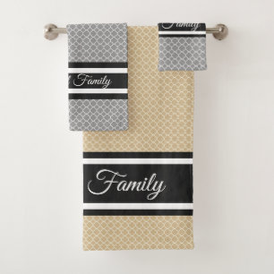 Personalized Moroccan Bath Towel Set