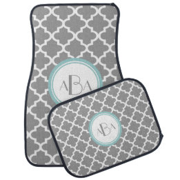 Personalized Moroccan Pattern Floor Mats