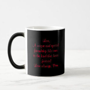 Personalized Morphing Mug-Rose Design Magic Mug
