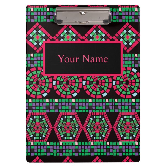 Personalized Mosaic clipboard (Front)