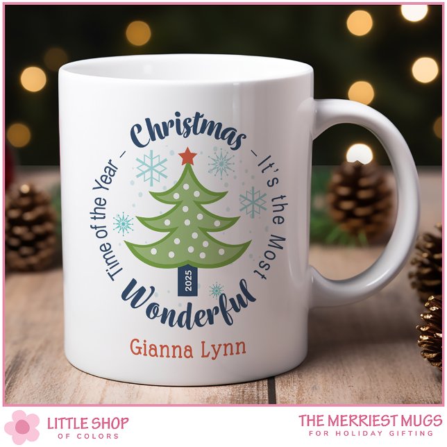 Personalized Most Wonderful Time of the Year Coffee Mug (Creator Uploaded)