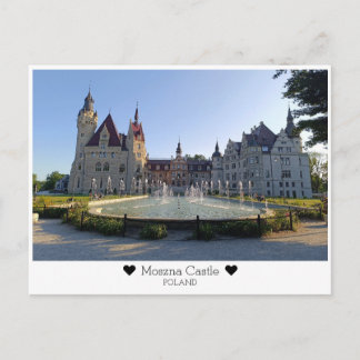 Personalized Moszna Castle Poland Scenic Postcard