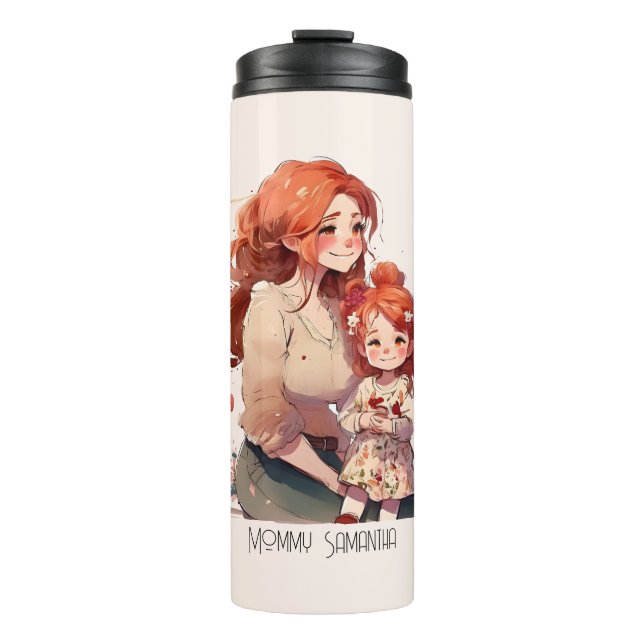 Personalized Mother and Daughter Thermal Tumbler (Front)