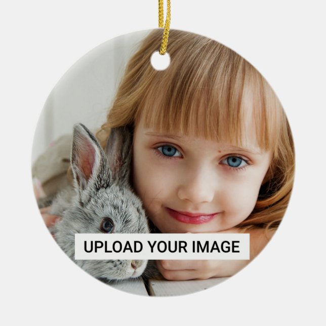 Personalized mother daughter Christmas  Ceramic Ornament (Front)