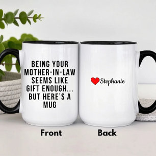 Personalized Mother In Law  Mug