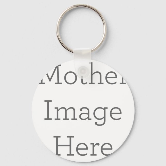 Metal Circle Keychain, 5.08 cm (Front)