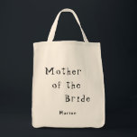 Personalized Mother of the Bride Tote Bag<br><div class="desc">Personalized Mother of the Bride Tote Bag</div>