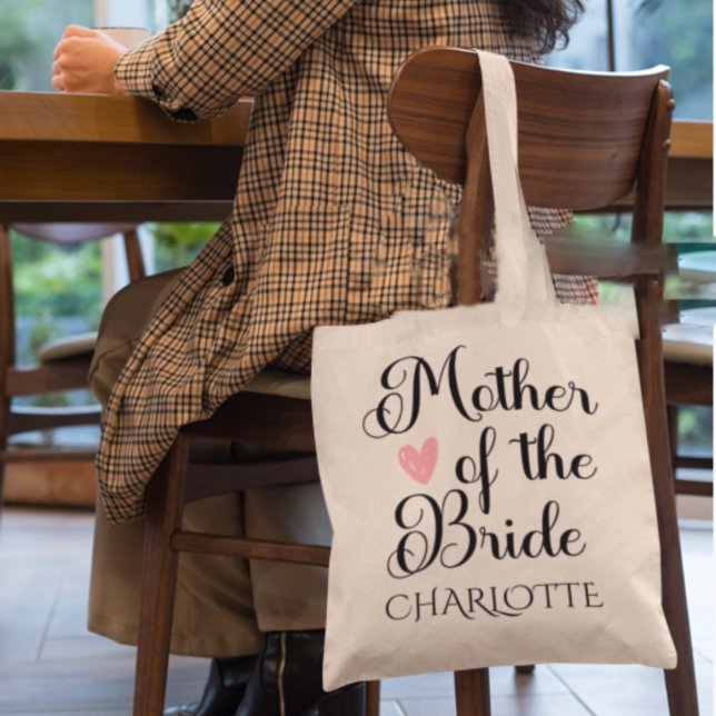 Personalized Mother of the Bride Wedding Tote Bag (Personalized Mother of the Bride Wedding Tote Bag)