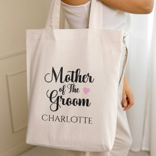 Personalized Mother of the Groom Wedding Tote Bag