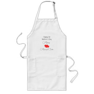 Personalized Mother’s Day Apron – Custom Text Name