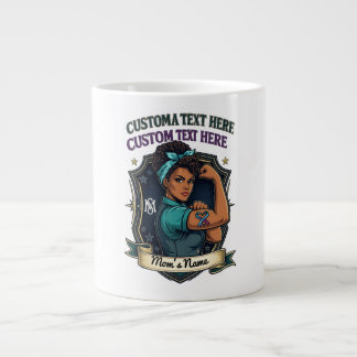Personalized Mother’s Day Gift – Cute Family Love  Large Coffee Mug