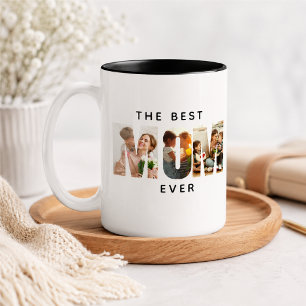 Personalized Mother’s Day Gift Two-Tone Coffee Mug