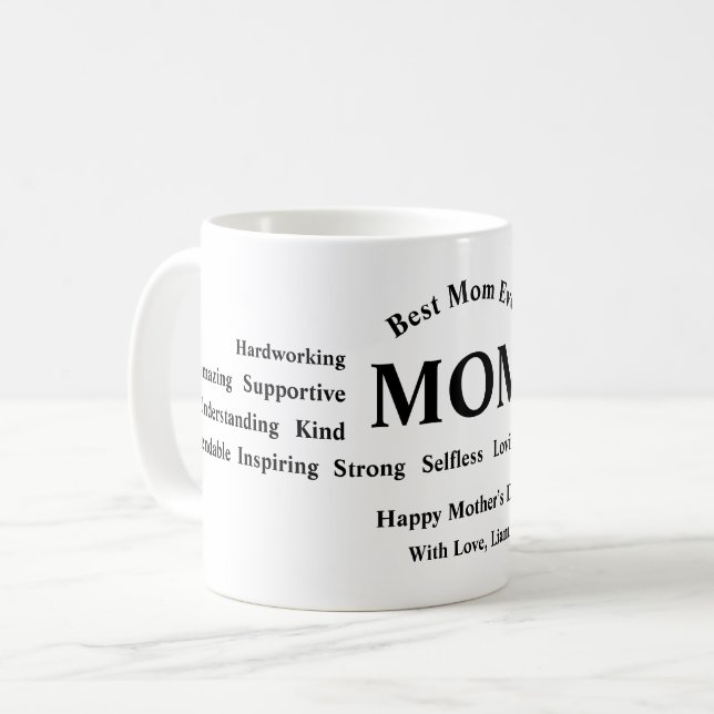 Personalized Mother’s Day Mug (Front Left)