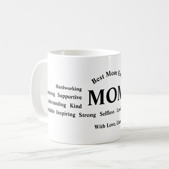 Personalized Mother’s Day Mug (Devant gauche)