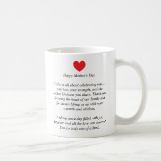 Personalized Mother’s Day Mug – Custom Name & Hear