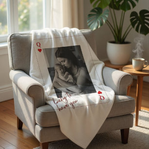 Personalized Mother’s Day Photo Gifts Fleece Blanket