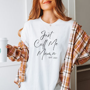Personalized Mother Shirt, New Mom Shirt