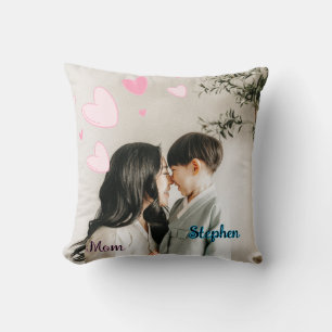 Personalized Mother Son Bond pillow - Custom Names