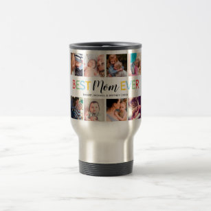 Personalized Mother's Day 8 Photo Travel Mug