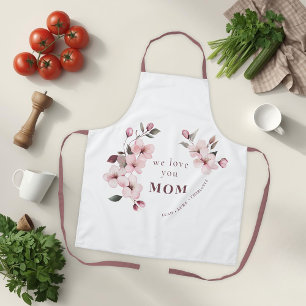 Personalized Mothers Day Apron for Mom