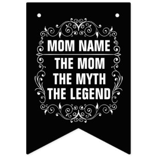 Personalized Mothers day Bunting Flags
