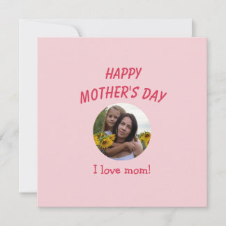 Personalized Mother's Day Card