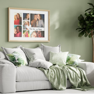 Personalized Mother's Day Custom Photo Collage Poster