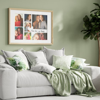 Personalized Mother's Day Custom Photo Collage Poster