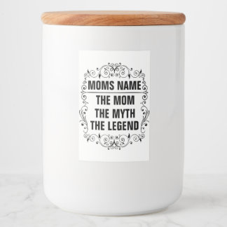 Personalized Mothers day Food Label