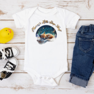 Personalized Mother's Day Fox Sleep Thief Newborn Baby Bodysuit