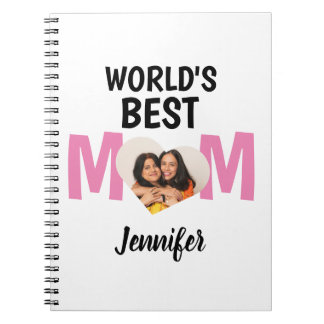 Personalized Mother's Day Gift, World´s Best MOM Notebook