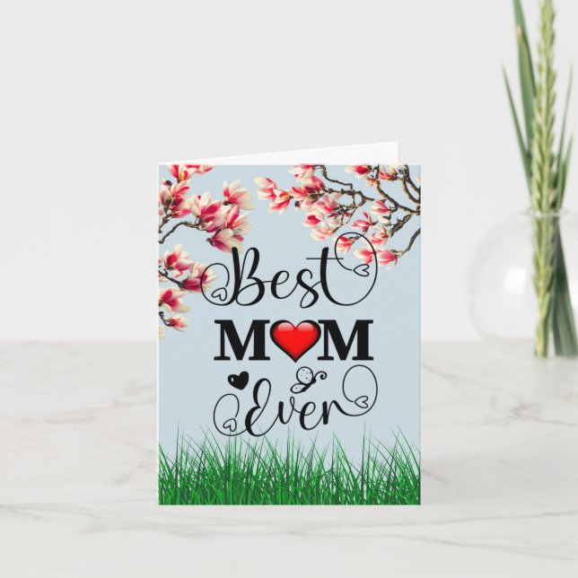 Personalized Mother's Day Greeting Card (Front)