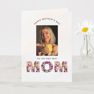 Personalized Mother's Day Greeting Photo Card