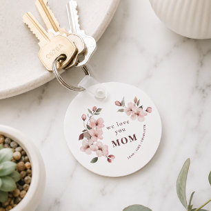 Personalized Mothers Day Keychain for Mom