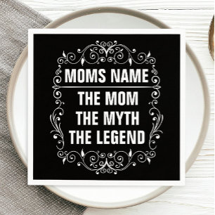 Personalized Mothers day Napkin