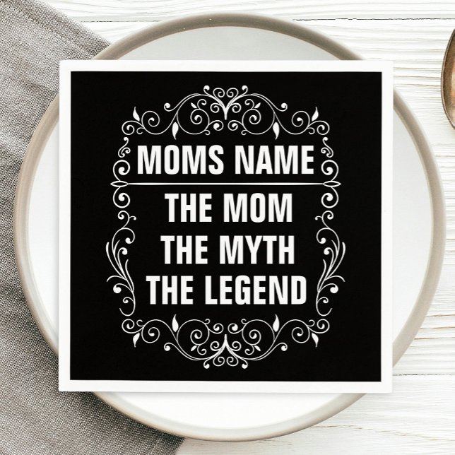 Personalized Mothers day Napkin (Creator Uploaded)