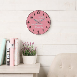 Personalized mother's day outfits, Life Mom Gifts Large Clock