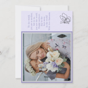 Personalized Mother's Day Photo Collage Flat Card 