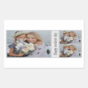 Personalized Mother's Day Photo Collage Stickers