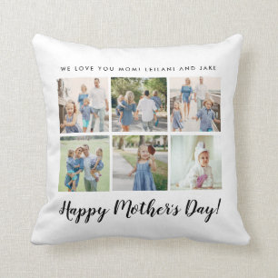 Personalized Mother's Day Photo Throw Pillow