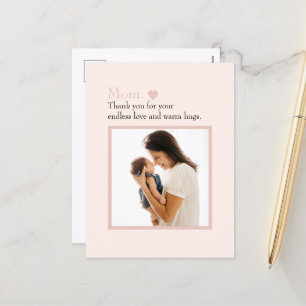 Personalized Mother's Day Postcard with Photo
