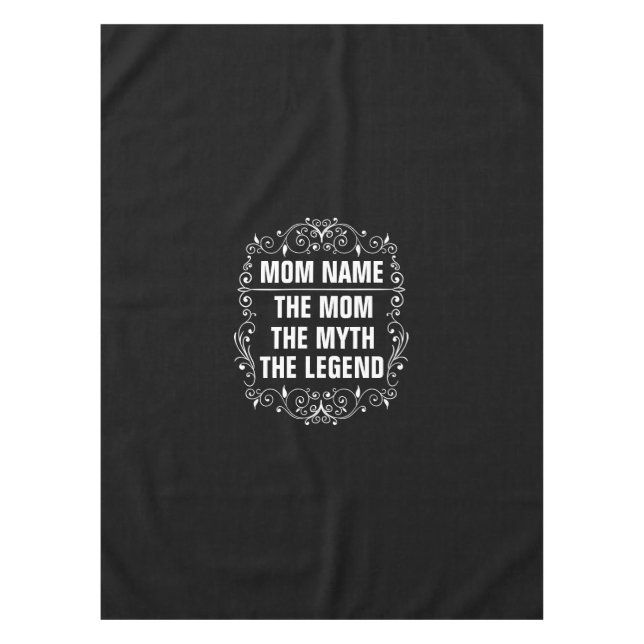 Personalized Mothers day Tablecloth (Front)