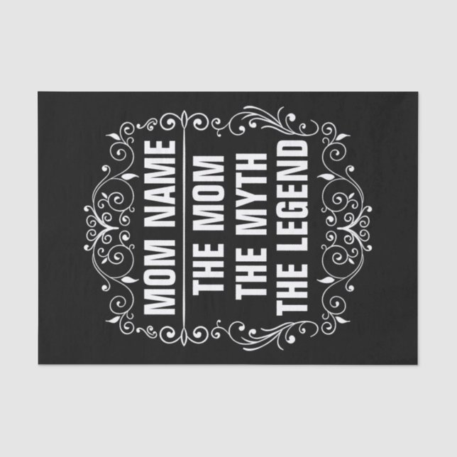 Personalized Mothers day Tissue Paper (Front)