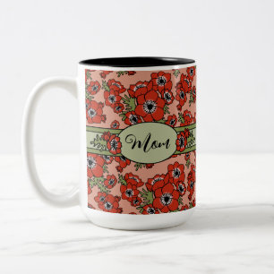 Personalized Mother's Day Two-Tone Coffee Mug